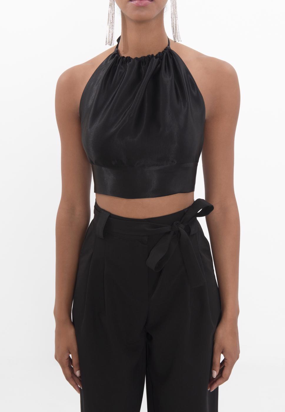 KIANA OPEN BACK TIE HALTER