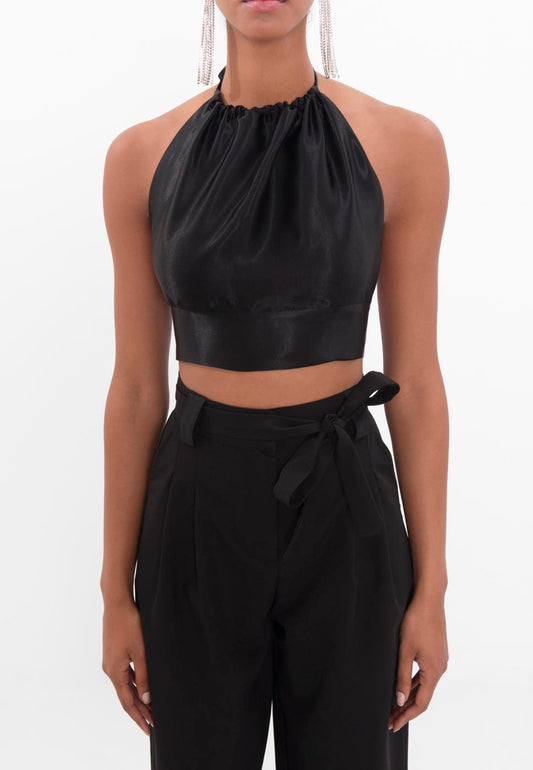 KIANA OPEN BACK TIE HALTER