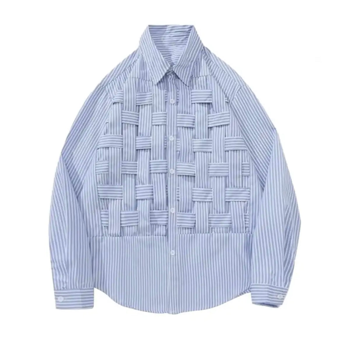 BASKET WEAVE BUTTON DOWN